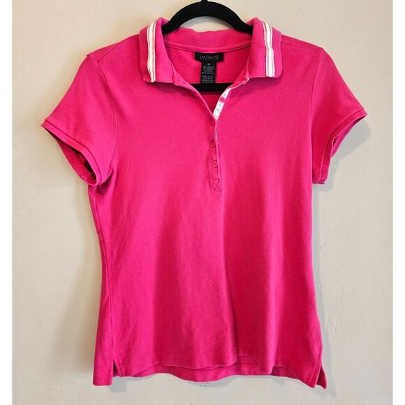 "Y2K" LImited Stretch Short Sleeve Polo Juniors/Womens M, 2003, trim - Picture 1 of 4